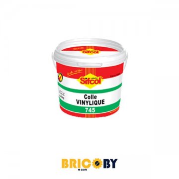 Bricoby.com - COLLE BLANCHE VINYLIQUE 1KG 745 SIFCOL