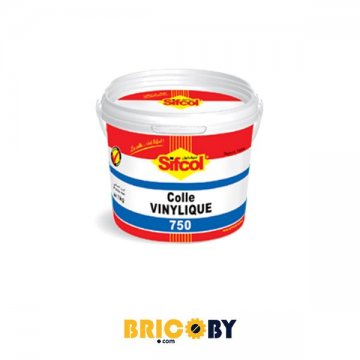 Bricoby.com - COLLE BLANCHE VINYLIQUE 1KG 750 SIFCOL