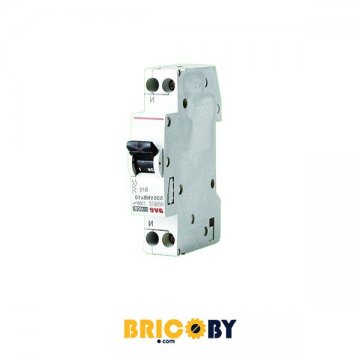 Bricoby.com - DISJONCTEUR MODULAIRE 1P+N 16A SOMEF