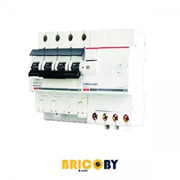 Bricoby.com - DISJONCTEUR DIFFERENTIEL 4POLES 16A 300MA SOMEF