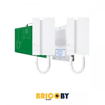 Bricoby.com - KIT INTERPHONE 2 POSTES COMELIT