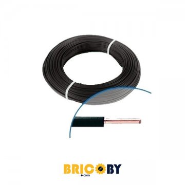 Bricoby.com - FIL RIGIDE H07VU2.5 NOIR 100M