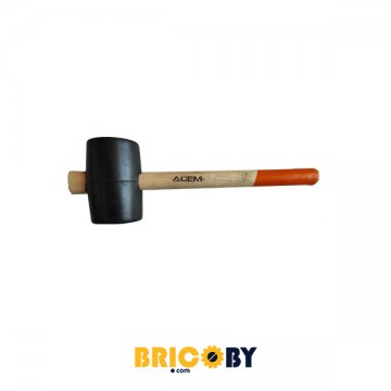 WWW.BRICOBY.COM  MAILLET CAOUTCHOUC 65 MM ACEM