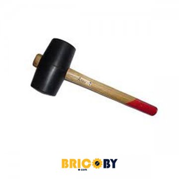 WWW.BRICOBY.COM  MAILLET CAOUTCHOUC 600G ABRICOT