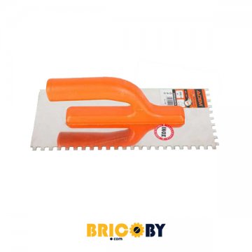WWW.BRICOBY.COM  PLATOIR INOX DENTEE 280X130 ACEM 425 DENT 10MM