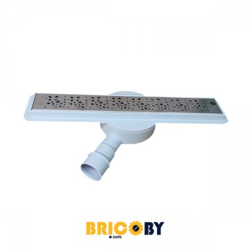 www.bricoby.com  CANIVEAU-DOUCHE-40CM-INOX-CARTHAGE