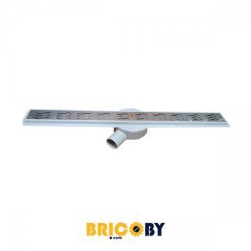 www.bricoby.com  CANIVEAU DOUCHE 70CM INOX CARTAGE 360° AYADI