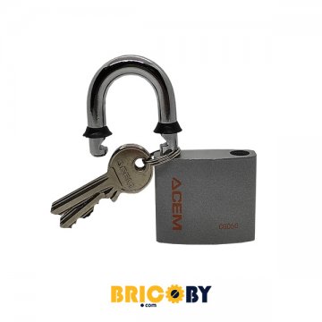 www.bricoby.com CADENAS GRIS 50 ACEM